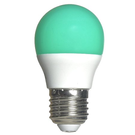 Lâmpada LED Bolinha 3w Verde | Inmetro