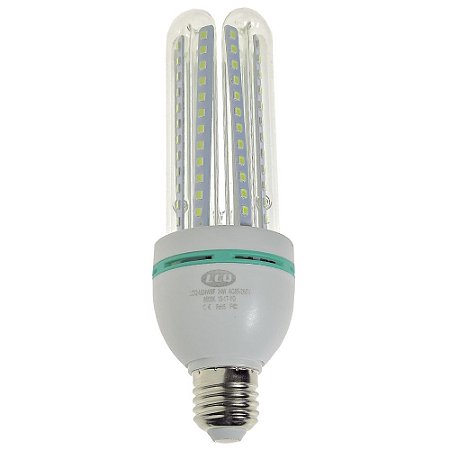 Lâmpada LED Milho 4U E27 24W Branco Frio | Inmetro