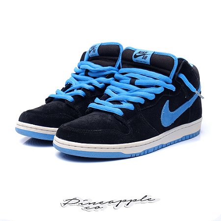 nike dunk mid azul