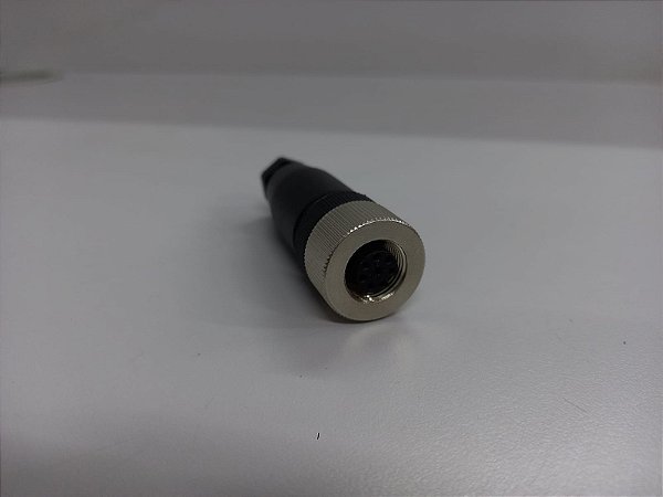Conector M12 8 Pinos Fêmea Reto