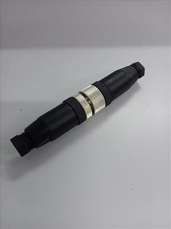 Kit Conector M12 8 Pinos Reto Macho + Fêmea
