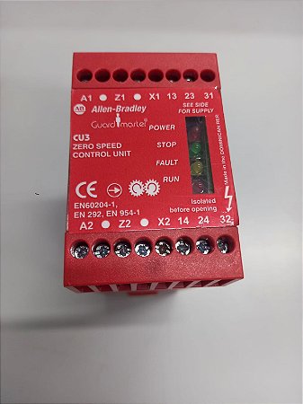 Relé De Segurança, Cu3, 110vac Zero Speed Allen Bradley