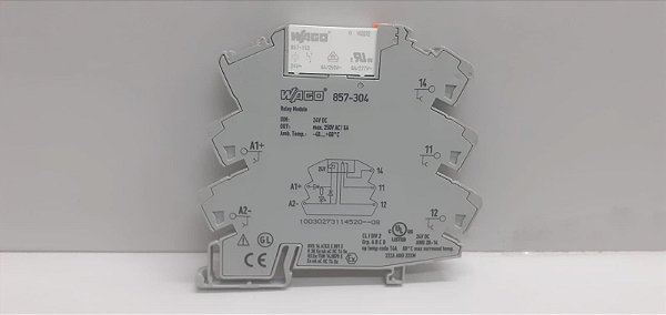 857-304 Módulo De Relés; Tensão De Entrada Nominal: 24v Wago