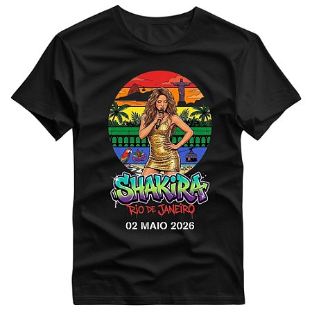 Camisa Shakira Rio de Janeiro