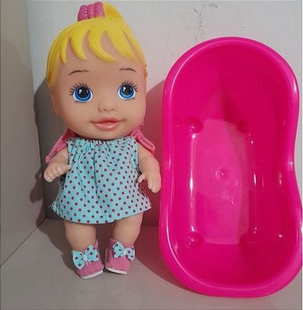 Boneca diver toys bebê banheirinha