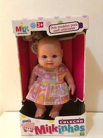 Boneca 100% vinil milkinhas