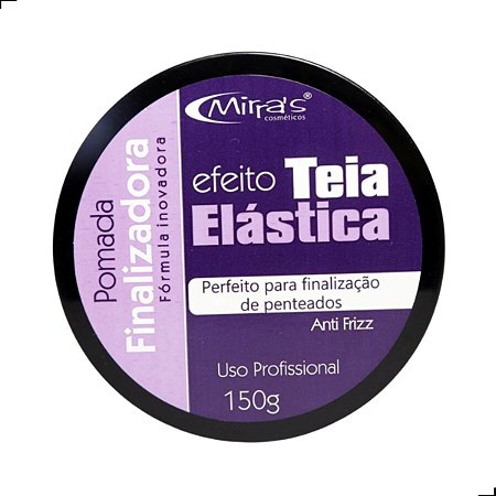 Pomada Finalizadora Para Cabelos Anti-Frizz Efeito Teia Elástica 150g - Mirras