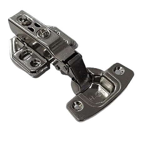 DOBRADIÇA INOX HD RETA CLICK AMORTECEDOR