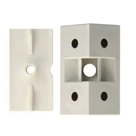 CONECTOR BRANCO 4 FUROS PACOTE C/ 50 PÇS