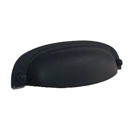 PUXADOR GRUPPA STILO 064mm PRETO