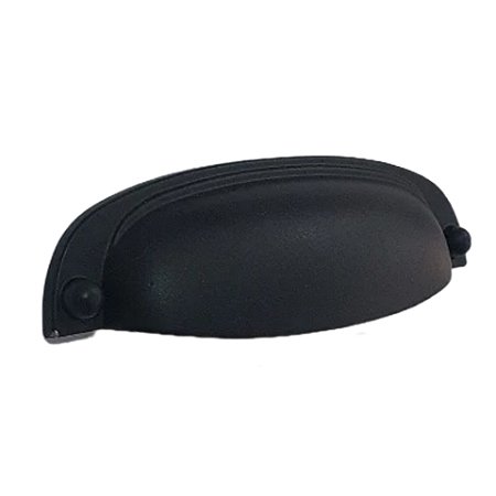 PUXADOR GRUPPA STILO 096mm PRETO