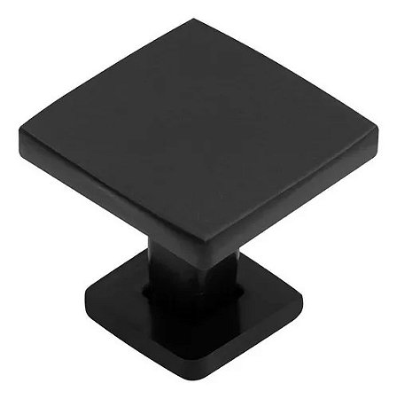 PUXADOR ITALYLINE QUADRADO PRETO