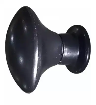 PUXADOR INDART OVAL GRANDE PRETO