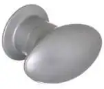 PUXADOR INDART OVAL GRANDE CINZA
