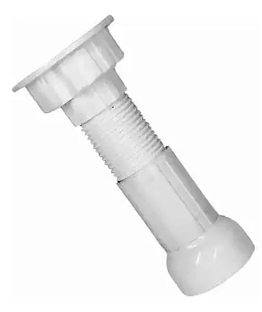 PE PLASTICO 4 FUROS BRANCO 150mm