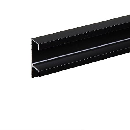 PERFIL MMO PUXADOR 3546 18mm PRETO