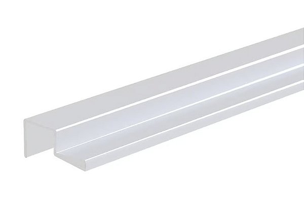 PERFIL MMO PUXADOR 098L 18mm BRANCO