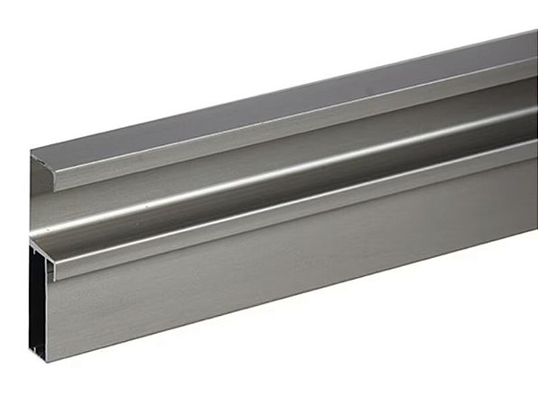 PERFIL MMO PORTA ALUMINIO 076 INOX ESCOVADO