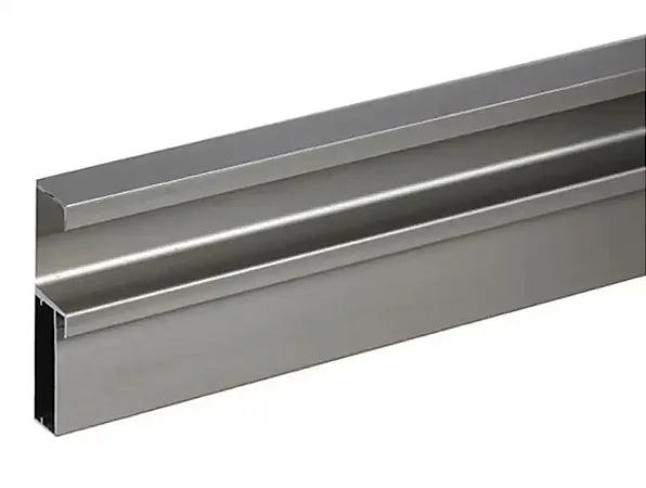 PERFIL MMO PORTA ALUMINIO 076 INOX ESCOVADO