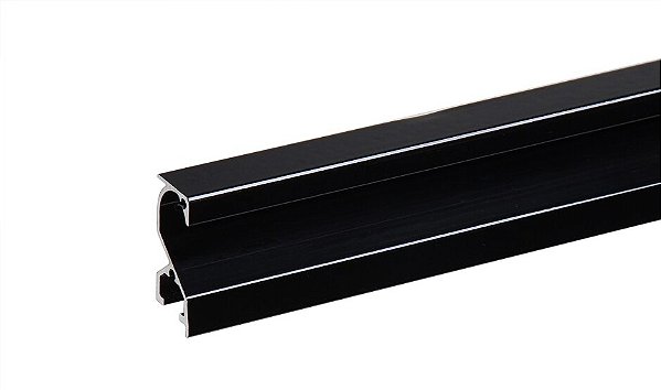 PERFIL MMO PUXADOR 133 15mm COLEGATO PRETO