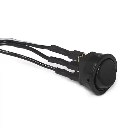 BOTAO INTERRUPTOR 3 PINOS PARALELO PRETA