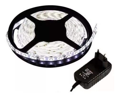 FITA LED BRANCO FRIO C/ FONTE 5m
