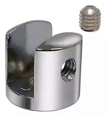 SUPORTE FENDA CR/ P/ VIDRO 20mm