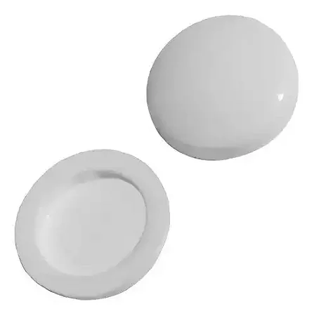 TAMPA PARAFUSO BRANCO C/ 100 PÇS 13MM