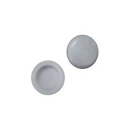 TAMPA PARAFUSO CINZA CRISTAL C/ 100 PÇS 13MM