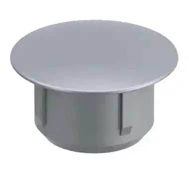 TAPA FURO 10MM CINZA C/ 100 PÇS