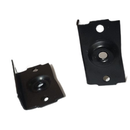 CHAPA U ROSCA 1/4 PRETO 15MM