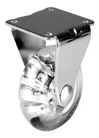 RODIZIO SILICONE FIXO 50mm