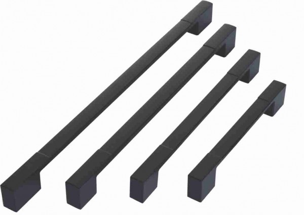 PUXADOR KITSUL SENSE 192 PRETO FOSCO