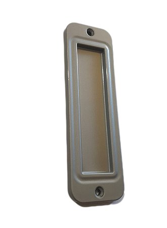 PUXADOR KITSUL MONACO CONCHA SOBREPOR 128MM PRATA UV