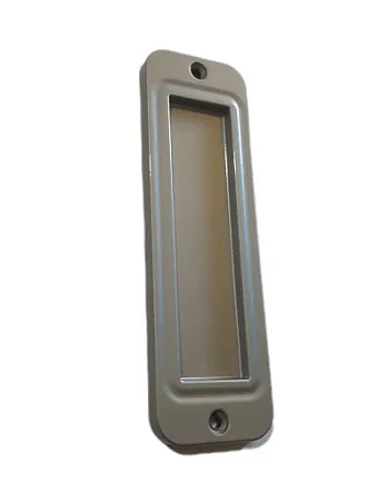 PUXADOR MONACO CONCHA SOBREPOR 128MM PRATA UV