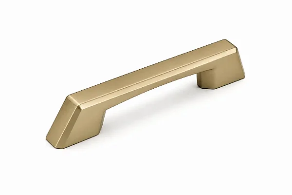 PUXADOR ARES 96/128 CHAMPAGNE FOSCO