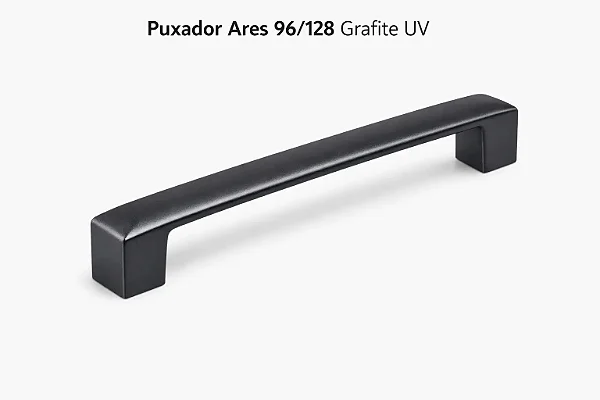 PUXADOR ARES 96/128 GRAFITE UV