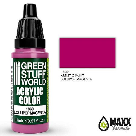 Tinta Acrílica LOLLIPOP MAGENTA - Green Stuff World (17ml)