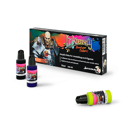 Conjunto Tintas Acrílicas Scalecolor - INKTENSITY - Scale75 (Box x8 17ml)
