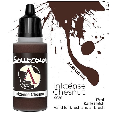 Ink Acrílica INKTENSE CHESTNUT - Scale75 (17ml)