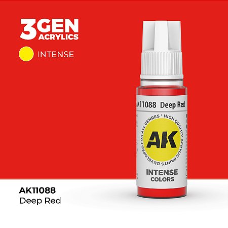 Tinta Acrílica DEEP RED - AK Interactive (17ml)