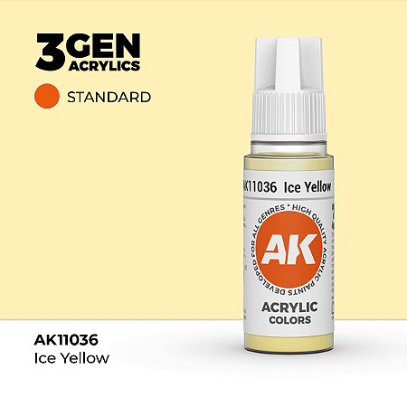 Tinta Acrílica ICE YELLOW - AK Interactive (17ml)