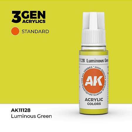 Tinta Acrílica LUMINOUS GREEN - AK Interactive (17ml)