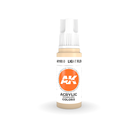 Tinta Acrílica LIGHT FLESH - AK Interactive (17ml)