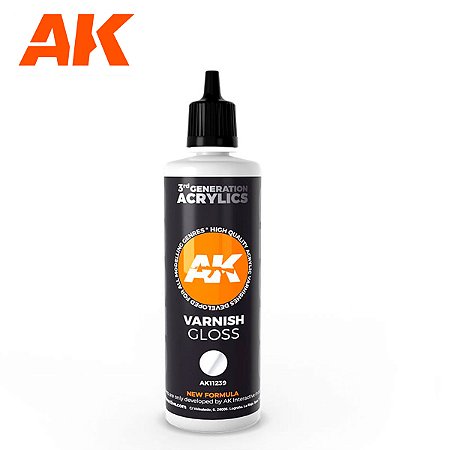 Verniz BRILHANTE - AK Interactive - GLOSS VARNISH (100ml)
