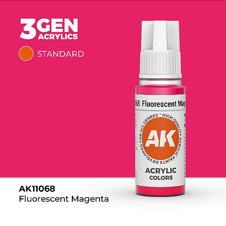 Tinta Acrílica FLUORESCENT MAGENTA - AK Interactive (17ml)