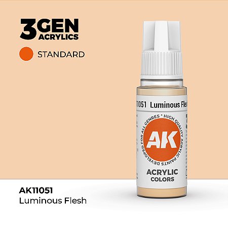 Tinta Acrílica LUMINOUS FLESH - AK Interactive (17ml)