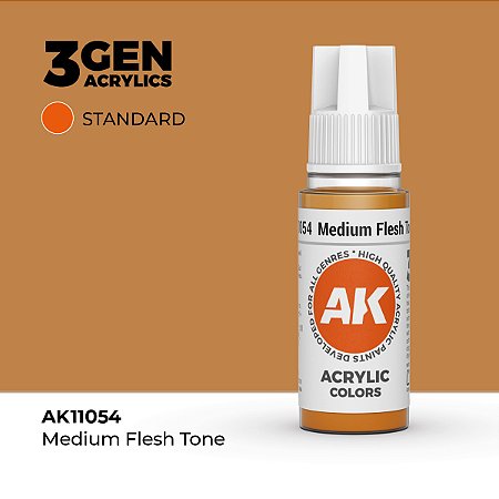 Tinta Acrílica MEDIUM FLESH TONE - AK Interactive (17ml)