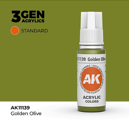Tinta Acrílica GOLDEN OLIVE - AK Interactive (17ml)