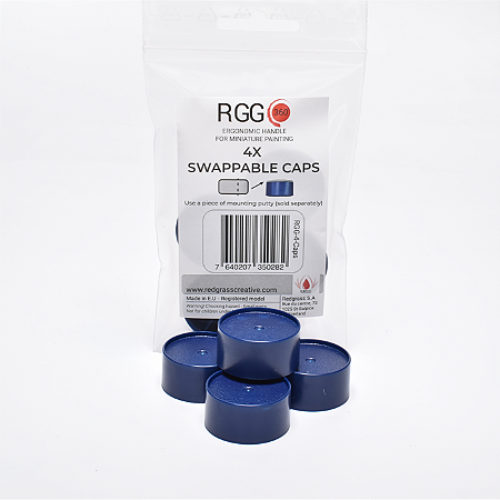 Tampas para o suporte de miniaturas - Redgrass (4 unidades)